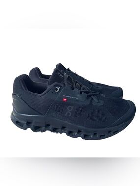 On Clouds Running Womens Cloudstratus Sneakers Size W9 Black Mesh Running Shoes